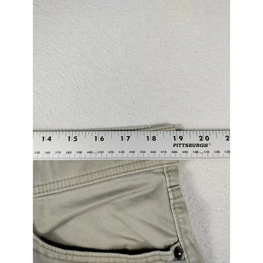 Kirkland Signature Pants Mens 36‎ Beige Stretch Denim Khakis Casual Workwear